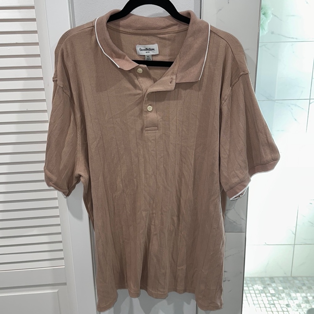 Washed but not worn GOODFELLOW mauve s/s shirt